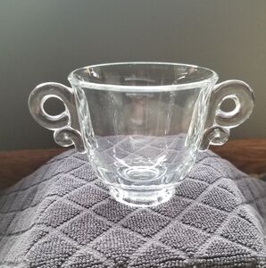 Vintage Heisey Glass Lariat open sugar